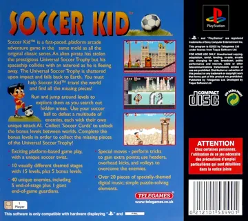 Soccer Kid (EU) box cover back